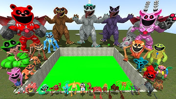 Destroy Mecha Titan Smiling Critters Army in BIG HOLE TOXIC - Poppy Playtime in Garry