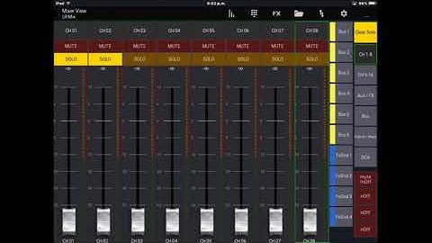 Como controlar nuestra XR18 con la app Mixing Station pt 1