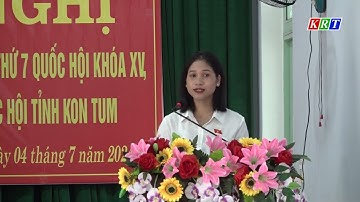 Đại biểu quốc hội tỉnh tiếp xúc cử tri sau Kỳ họp thứ 7