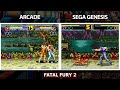 Sega Genesis vs ARCADE | Fatal Fury 2