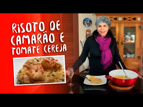 Vídeo: Cozinhando Risoto Com Tomate E Camarão