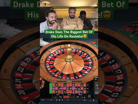 Drake Does The Biggest Bet Of His Life On Roulette! #drake #roulette #casino #maxwin #bigwin