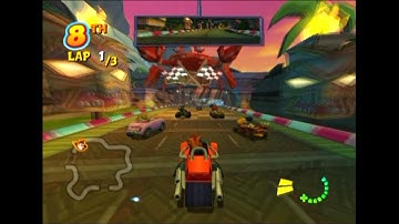 Crash Tag Team Racing ... (PS2) Gameplay