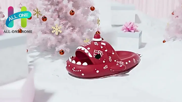 Get Festive with Fun: Christmas Shark Slippers Unboxing