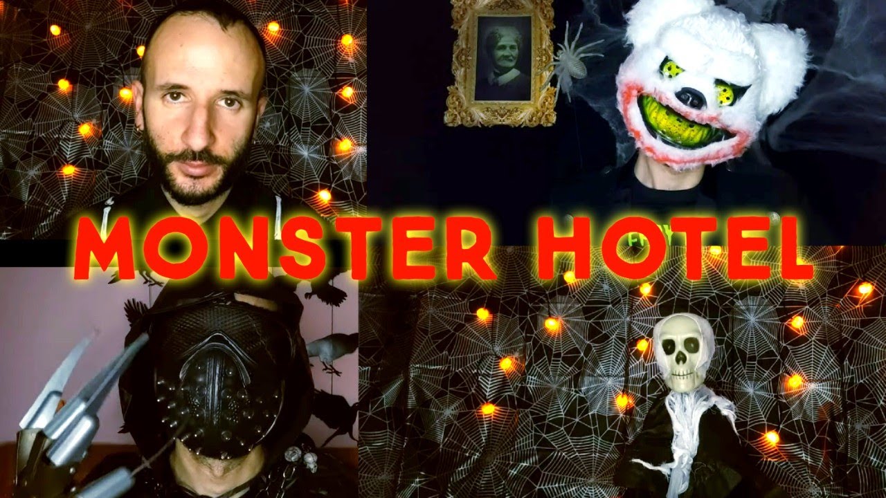 MONSTER HOTEL 🏰 (& The HALLOWEEN PARTY) 🎃 ASMR ITA