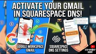 How to Activate Your Gmail of Google Workspace in Squarespace DNS | Add MX Records to Squarespace