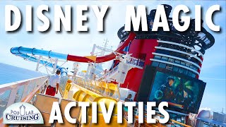 Disney Magic Tour & Disney Magic Review: Activities ~ Disney Cruise Line ~ Cruise Ship Review