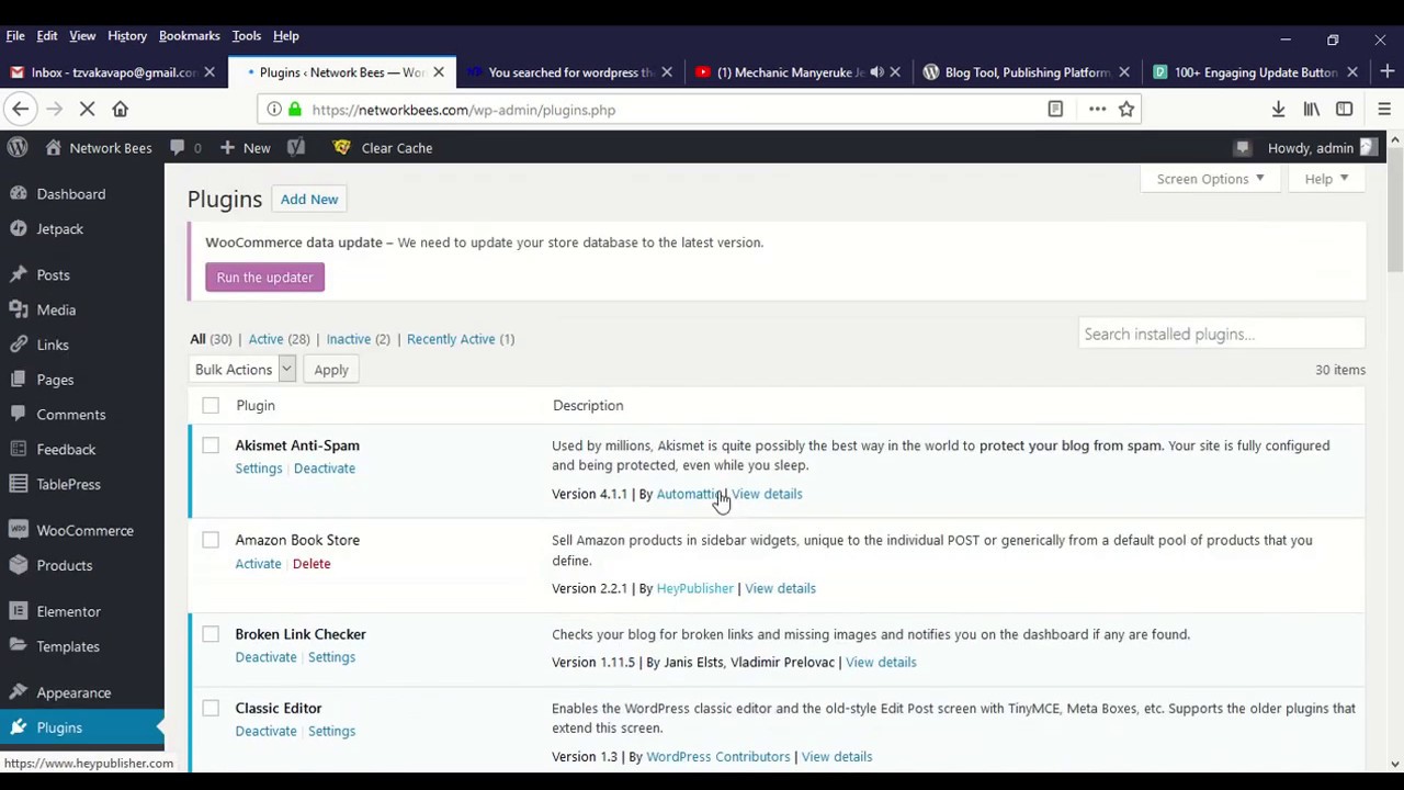 How To Disable All Your WordPress Plugins At Once YouTube how-to-disable-all-your-wordpress-plugins-at-once-youtube