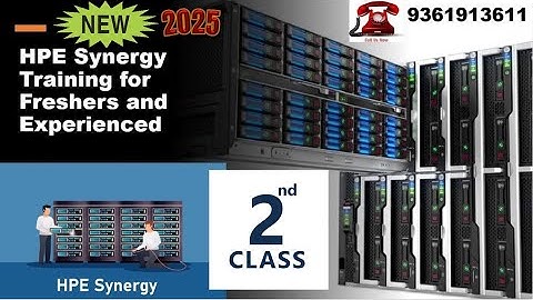 HP Synergy Training 2025 | Class 2 | HP Oneview Training  | Mob:9361913611