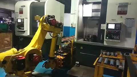Mahajan Automation, Pune, Machine tending by refurbished Fanuc R2000i 165F