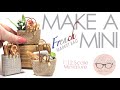 Tiny French Market Bag | A SUPER EASY TUTORIAL 👍 MAKE A MINI from SCRATCH - 1:12 Modern Miniatures