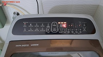 Samsung fully automatic washing machine showing 4C error and giving 4 beeps every few seconds.