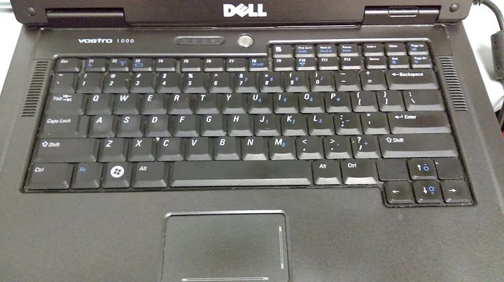 Dell Vostro 1000 - Keyboard and Touch Pad Re-connection How to