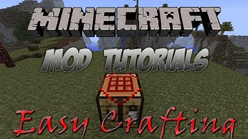Minecraft 1.5.1 - How To Install The Easy Crafting Mod