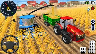 Tractor Trolley Farming Simulator Game || City Tractor Draving Game || Android Gameplay