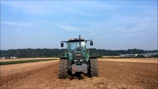 Begrünung bauen 2015 : Fendt 512c mit Lemken,Fendt 311 mit Lely 3m und Pöttinger Vitasem 3m