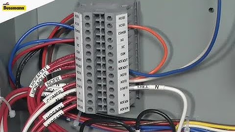 Bussmann series - Power Module Elevator Switch - Connecting Voltage Monitoring Signal.mp4