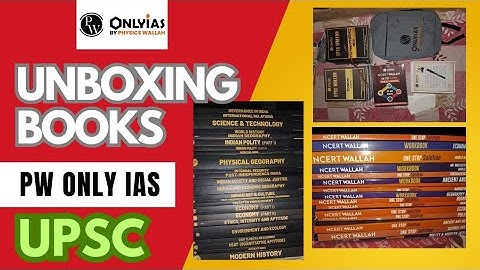 UPSC Book Unboxing | PW Only IAS | Prarambh 2.0 (2027) | 3-Year Course | Welcome Kit