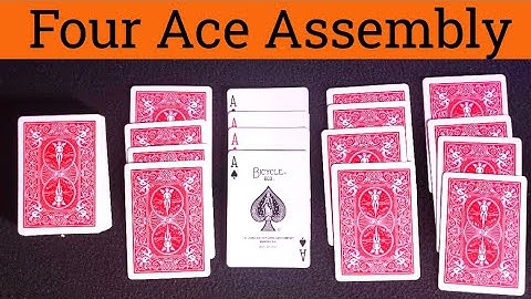 Self Working Ace Assembly Card Trick And Tutorial