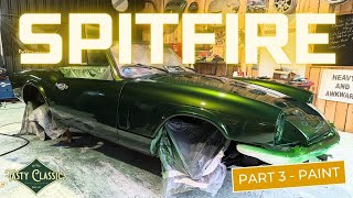 Triumph Spitfire Two Week Restoration Part 3  Paint!