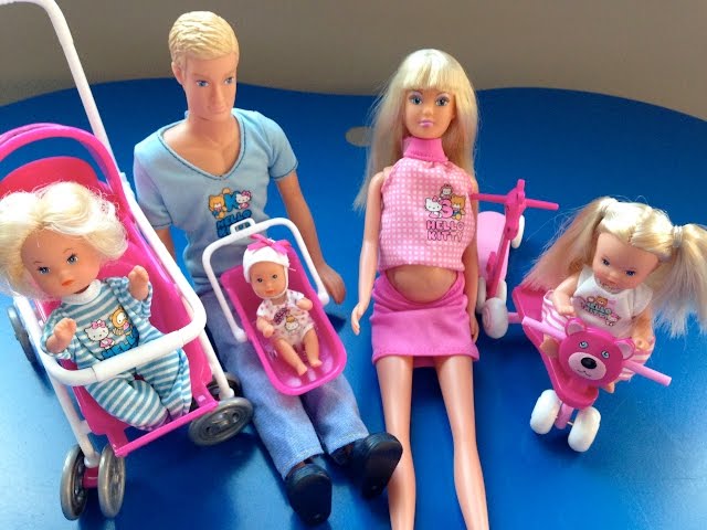 Pregnant doll (Barbie) and her family - Julia Silva 