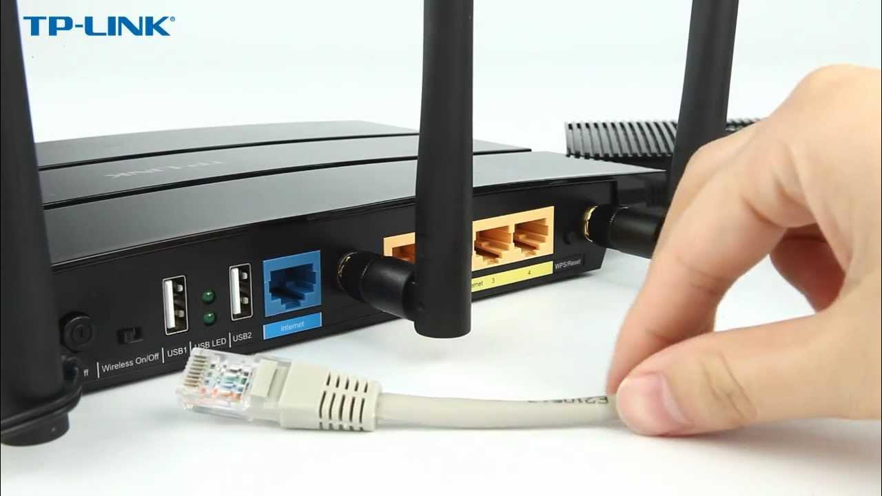 How to Setup a TP-Link WiFi Router - YouTube