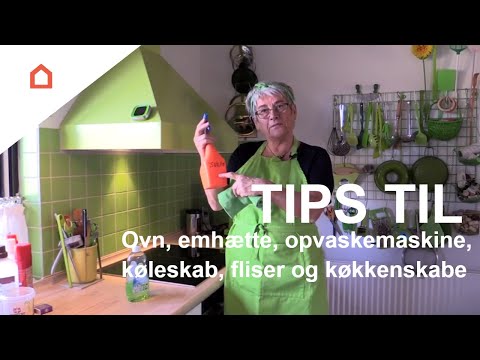Video: Sådan rengøres fedt fra køkkenmøbler derhjemme