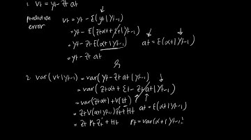 [Kalman Filter] Simple derivation of the Linear Gaussian Kalman Filter derivation