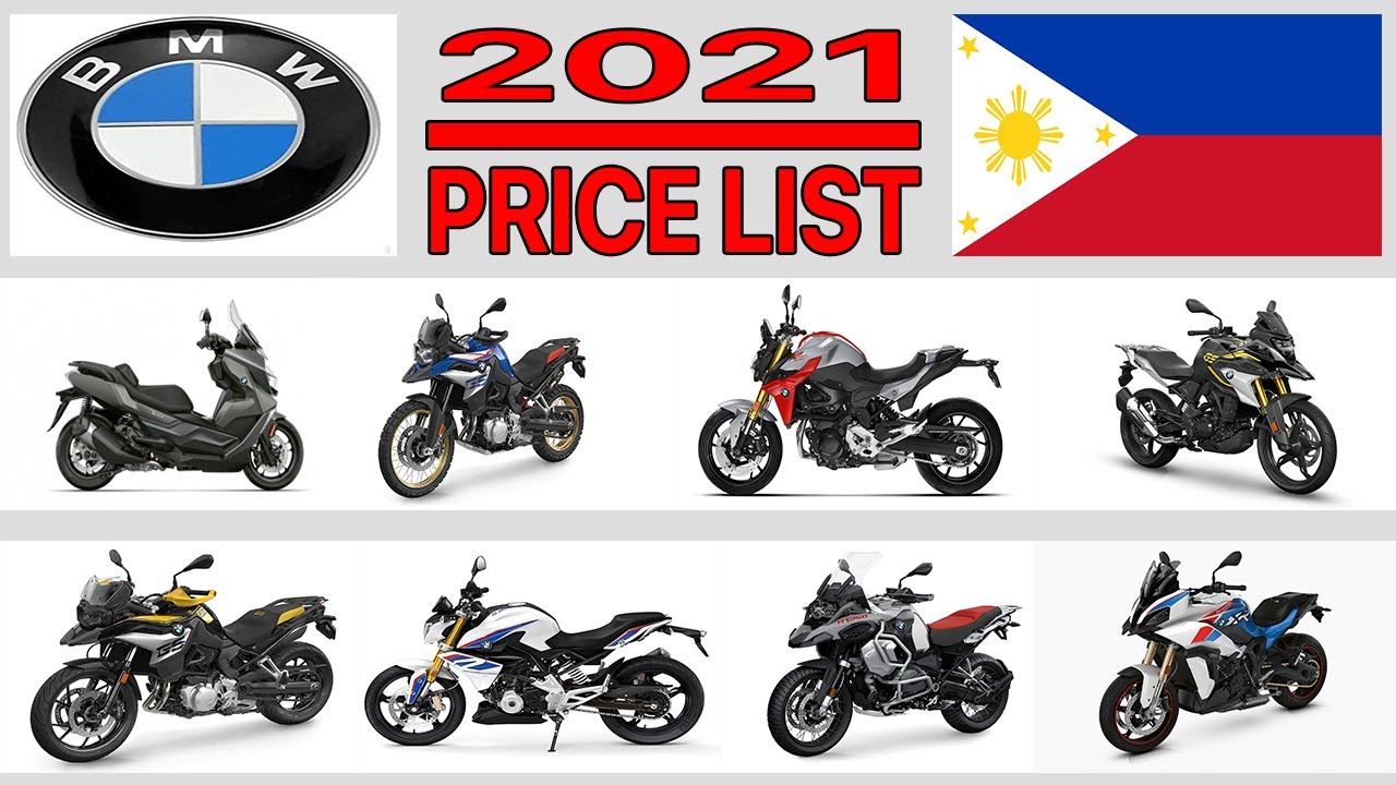 BMW MOTORCYCLE PRICE LIST IN PHILIPPINES 2021 - YouTube