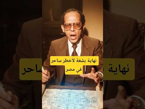 نهاية بشعة لأخطر ساحر في مصر