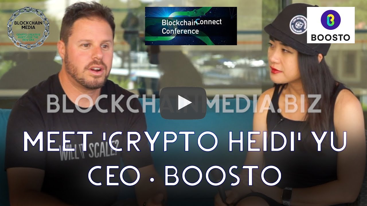 Meet Crypto Heidi Yu, CEO Boosto • Socialbook + Crypto Influencer