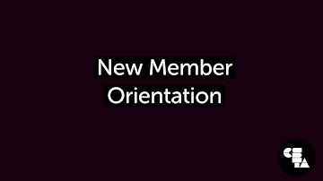 CSTA New Member Orientation: February