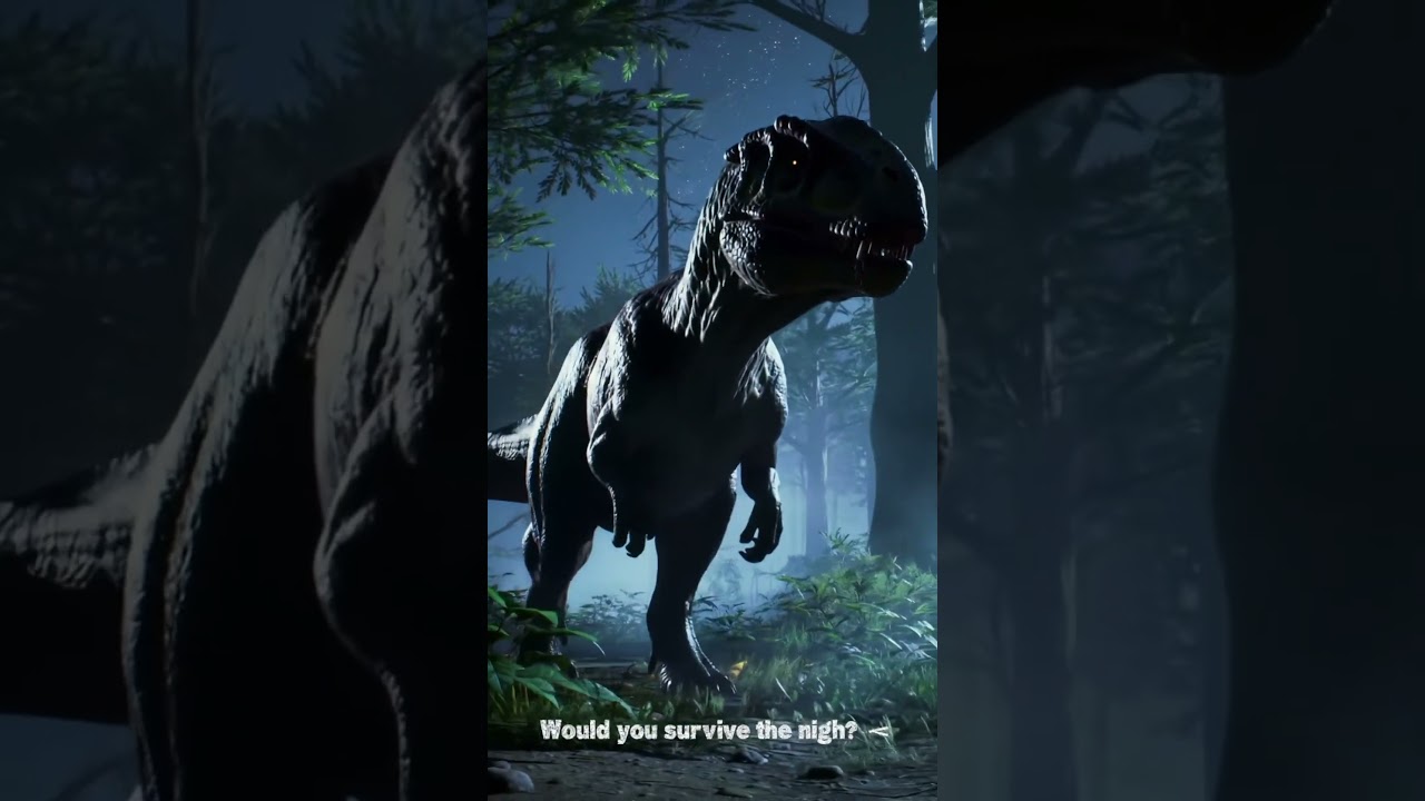 Troodon Stalks Its Prey 🌙  Realistic Dinosaur Night Hunt 