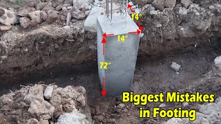 Big Mistakes in Footing Depth for 3 Storey Building