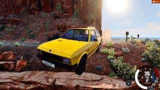 Worst Car Zastava Yugo Crashed | BeamNG.drive (Gamepad Gameplay)