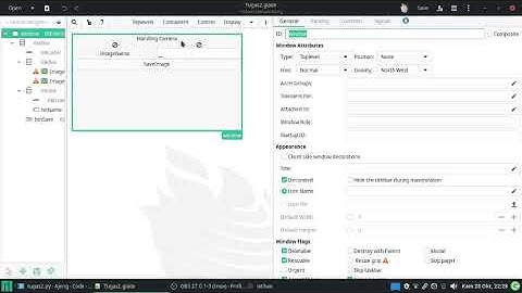 Handling Camera With Glade + Python
