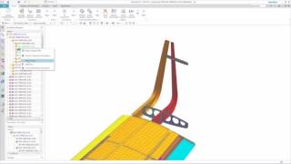 Simcenter 3D - Structural performance of airplane wing - short demo (with Russian subtitles)