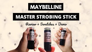 New Maybelline Master Contour Stick + Master Strobing Stick | Review & Demo | AdriLunaMakeup