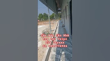 CẦN BÁN CĂN NHÀ TRỌ TẠI KCN VSIP2 MỞ RỘNG KHU B GIÁP DỰ ÁN SUỐI TRE VÀ ĐƯỜNG 33 VSIP 2A