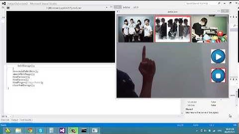 OpenCV - Finger Detection (Music Player)