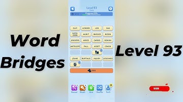 🎮 Word Bridges Level 93 Answers | SolutionGuruji 🧠✨