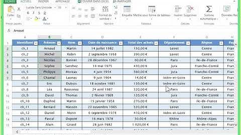 9  Sélectionner des cellules excel