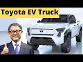 Here Is Toyota's 1st EV Pickup Truck