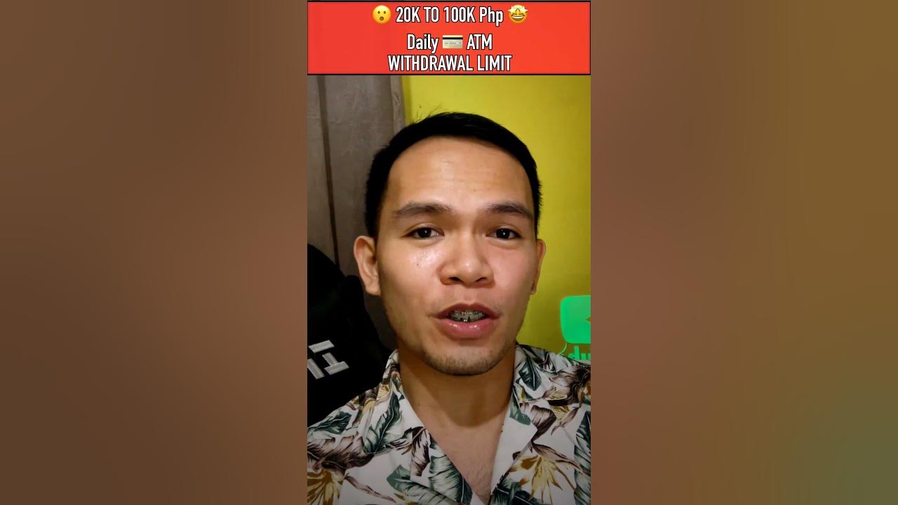 100k Php DAILY ATM Withdrawal Limit Pwedeng Pwede youtubeshorts 100k-php-daily-atm-withdrawal-limit-pwedeng-pwede-youtubeshorts