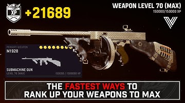VANGUARD: The 8 FASTEST WAYS To MAX LEVEL Your WEAPONS