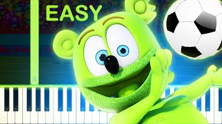 Go For The Goal Gummy Bear - Easy Piano Tutorial