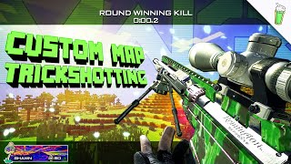MW3 Slides on CUSTOM MAPS! (IW5 Plutonium Trickshotting)