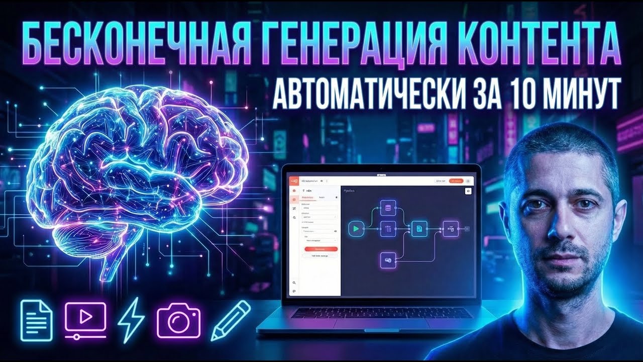 Контент-завод с нуля. Автоматизация длинных YouTube-видео с n8n: извлекаем текст и создаём контент