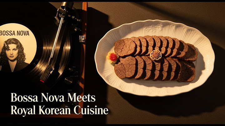 "Royal Korean Dish Meets Bossa Nova Vol.2– 4 Flavors, 1 Vibe" #Pyeonyuk #BossaNovaVibes #KoreanRoyal
