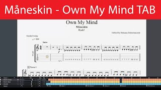 Måneskin - Own My Mind Guitar TAB